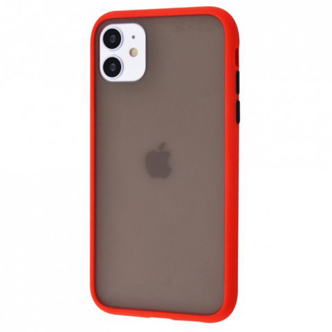 Чохол Shadow Matte на iPhone 11 Red/Black